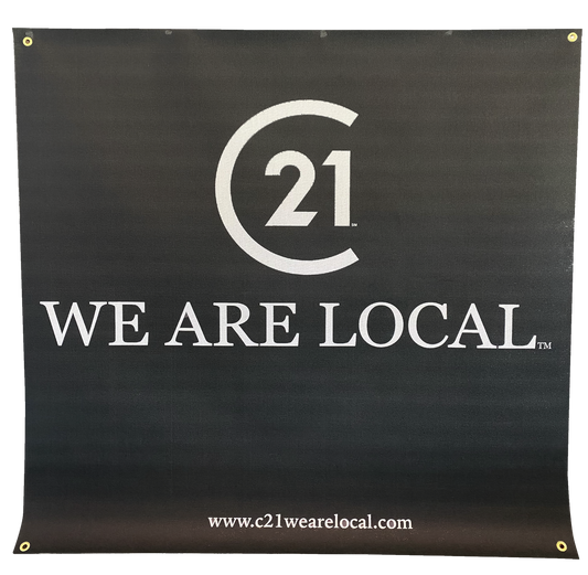C21 WE ARE LOCAL 4x4 8 oz MESH BANNER