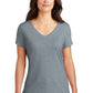 C21 Women's We Are Local 50/25/25 poly/combed ring spun cotton/rayon V-NECK