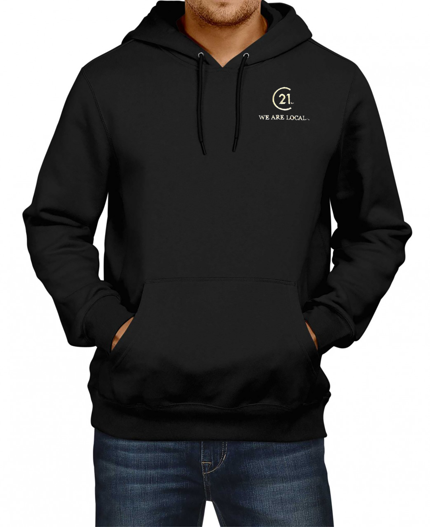 ULTRA SOFT C21 We Are Local Hooded Swag With Embroidered Wordmark